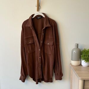 Blue B Sherpa Shacket